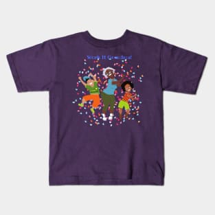 Work It Grandma...Dancing with Grandkids Kids T-Shirt